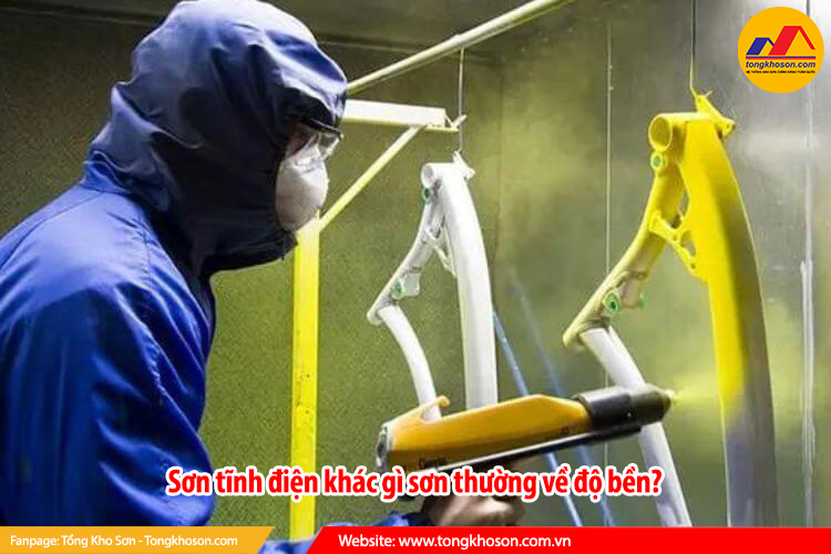 Sơn tĩnh điện khác gì sơn thường về độ bền?