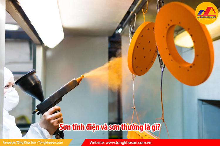 Sơn tĩnh điện và sơn thường là gì?