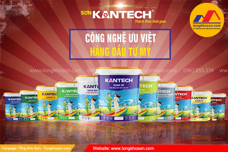 Sơn Kantech có tốt không? Bảng báo giá sơn Kantech | Tongkhoson.com