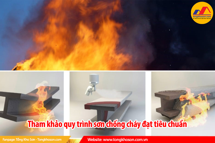 Tham khảo quy trình sơn chống cháy đạt tiêu chuẩn