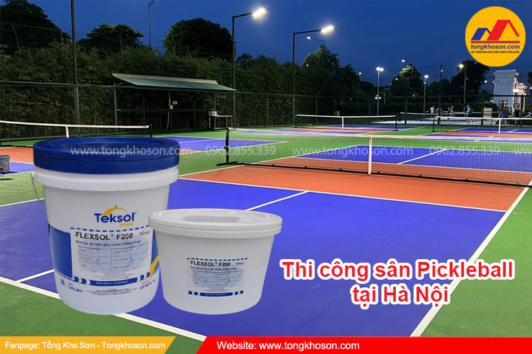 Thi công sân Pickleball tại Hà Nội ở đâu uy tín, giá tốt?