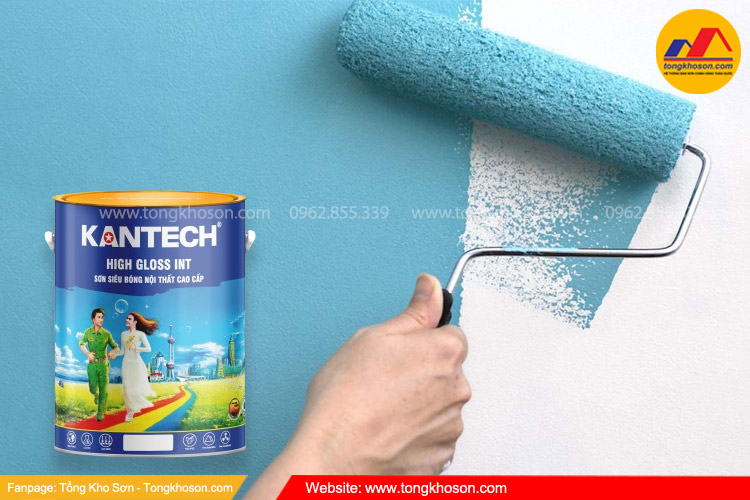Hướng dẫn thi công sơn phủ nội thất Kantech
