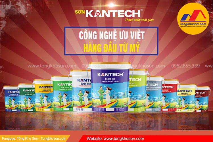 Hãng sơn Kantech - Mang đến chất lượng vượt thời gian