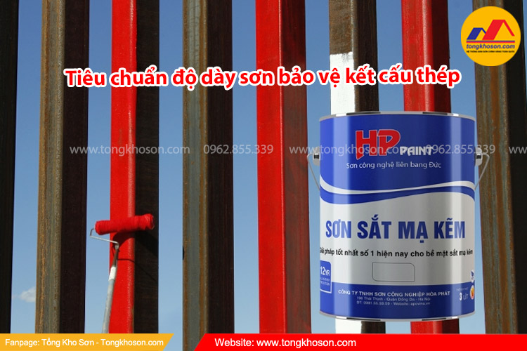 Tiêu chuẩn về độ dày các lớp sơn bảo vệ kết cấu thép