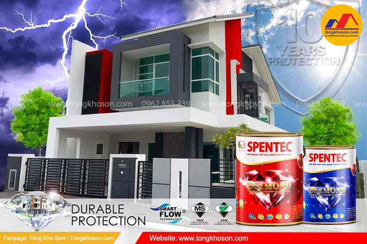 Sơn Spentec có độ bền cao