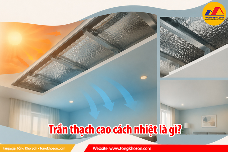 Trần thạch cao cách nhiệt là gì?