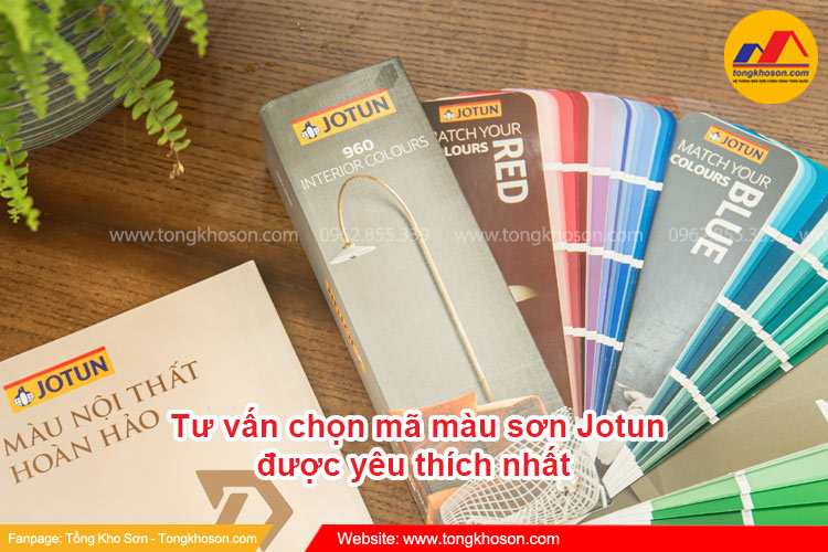Tư vấn chọn mã màu sơn Jotun được yêu thích nhất