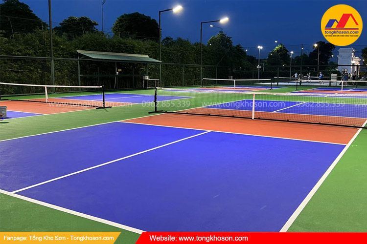Tư vấn thi công sân Pickleball trên mọi địa hình 