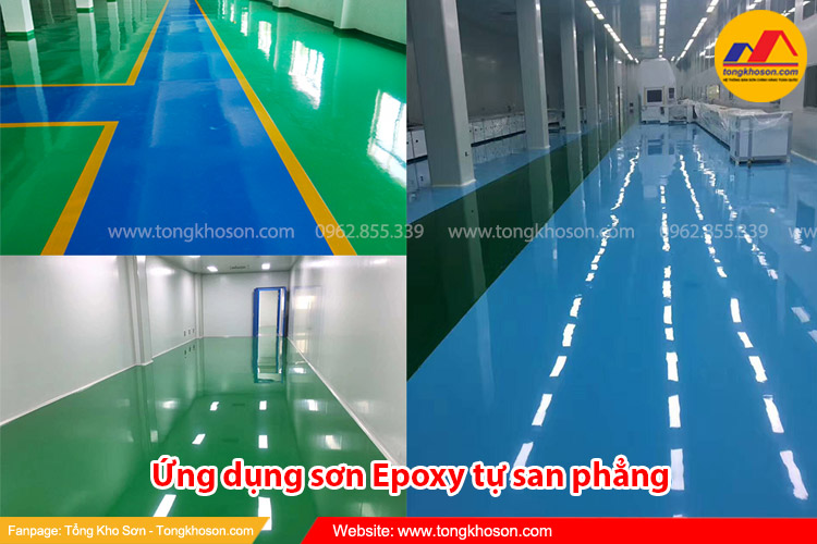 Ứng dụng sơn epoxy hệ tự san phẳng