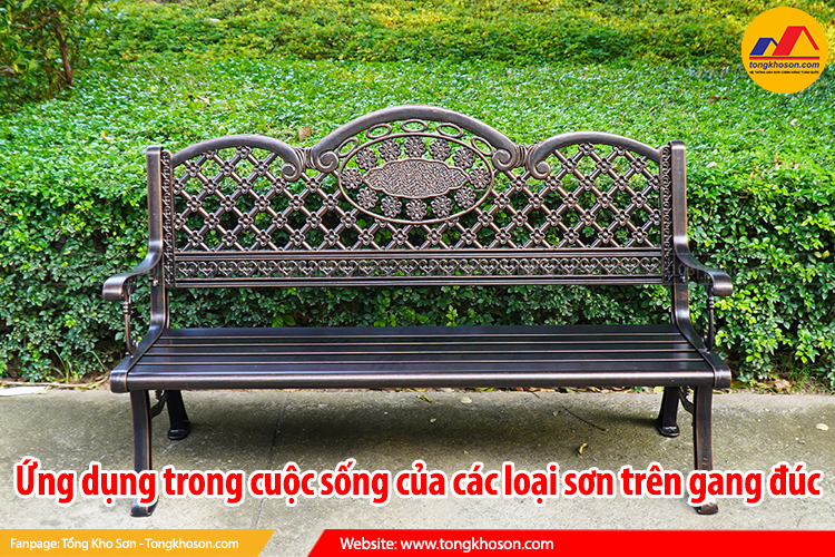 Ứng dụng trong cuộc sống của các loại sơn trên gang đúc