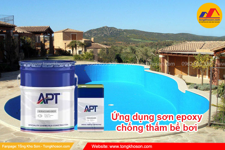 Ứng dụng sơn epoxy chống thấm cho bể bơi