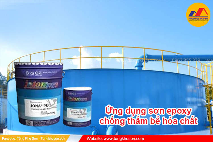 Ứng dụng sơn epoxy chống thấm bể chứa hóa chất