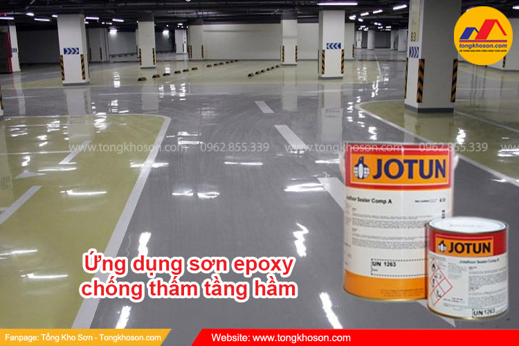 Ứng dụng sơn epoxy chống thấm sàn tầng hầm