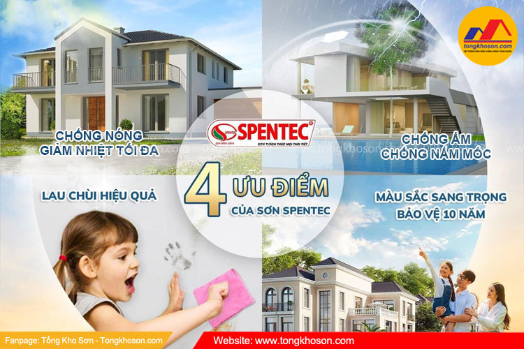 Ưu điểm sơn Spentec