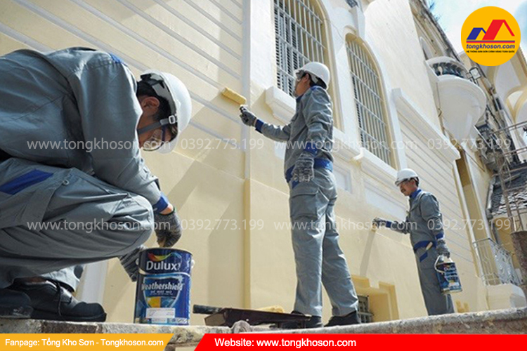 ưu điểm thợ thi công sơn dulux trọn gói