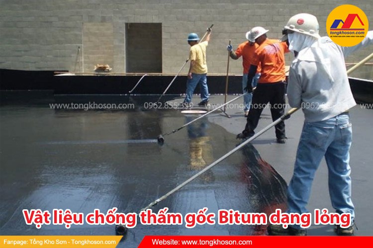 Vật liệu chống thấm gốc Bitum dạng lỏng