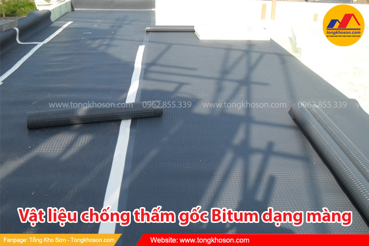 Vật liệu chống thấm gốc Bitum dạng màng